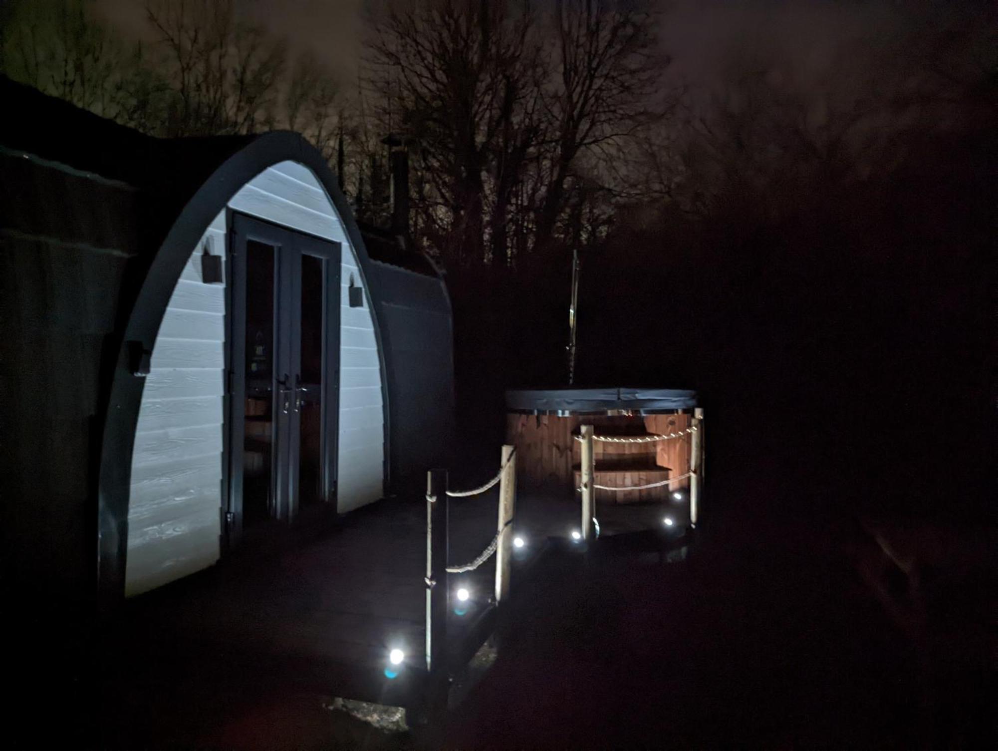 Vila Emlyn'S Coppice - Luxury Woodland Glamping Holywell  Exteriér fotografie